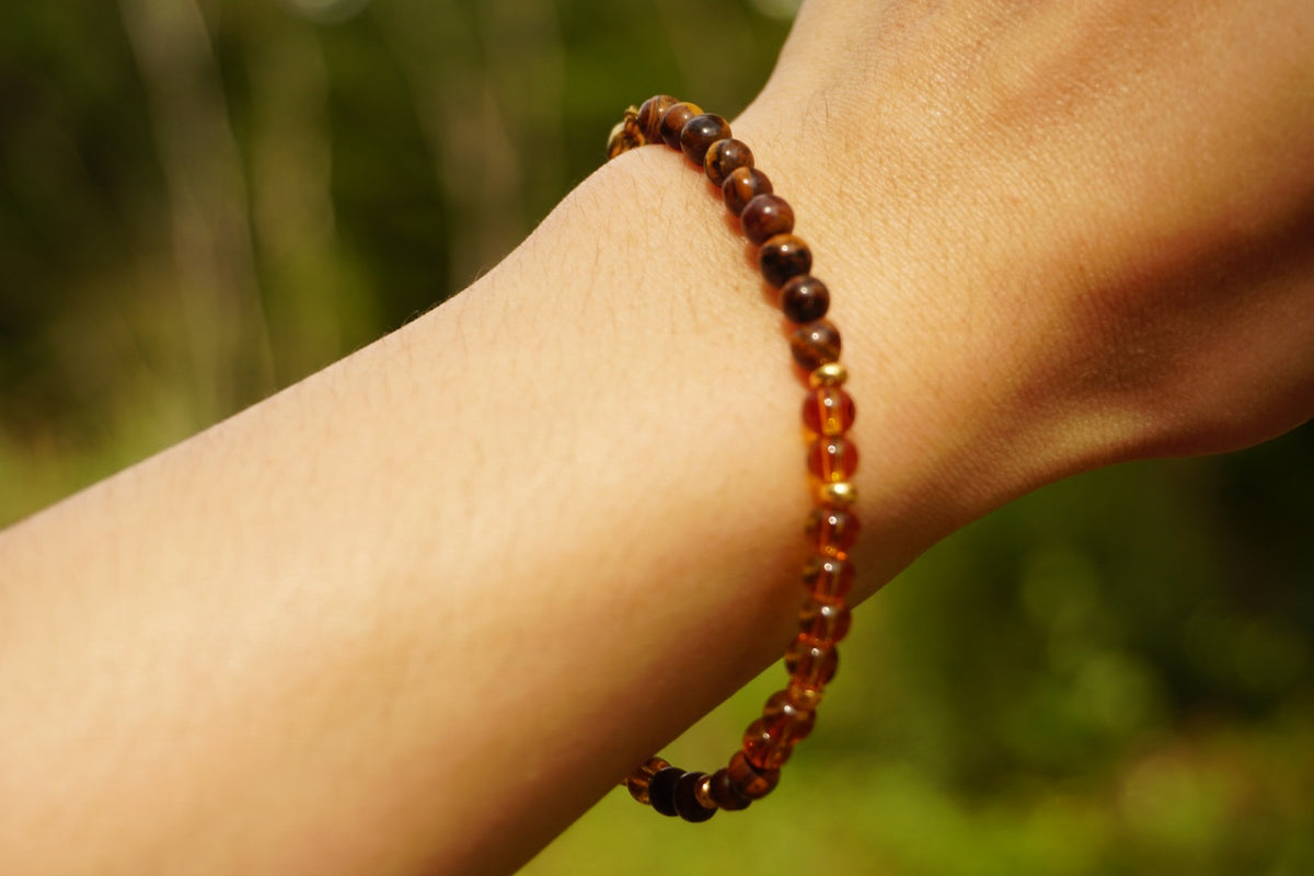 Amber Leaves Bracelet
