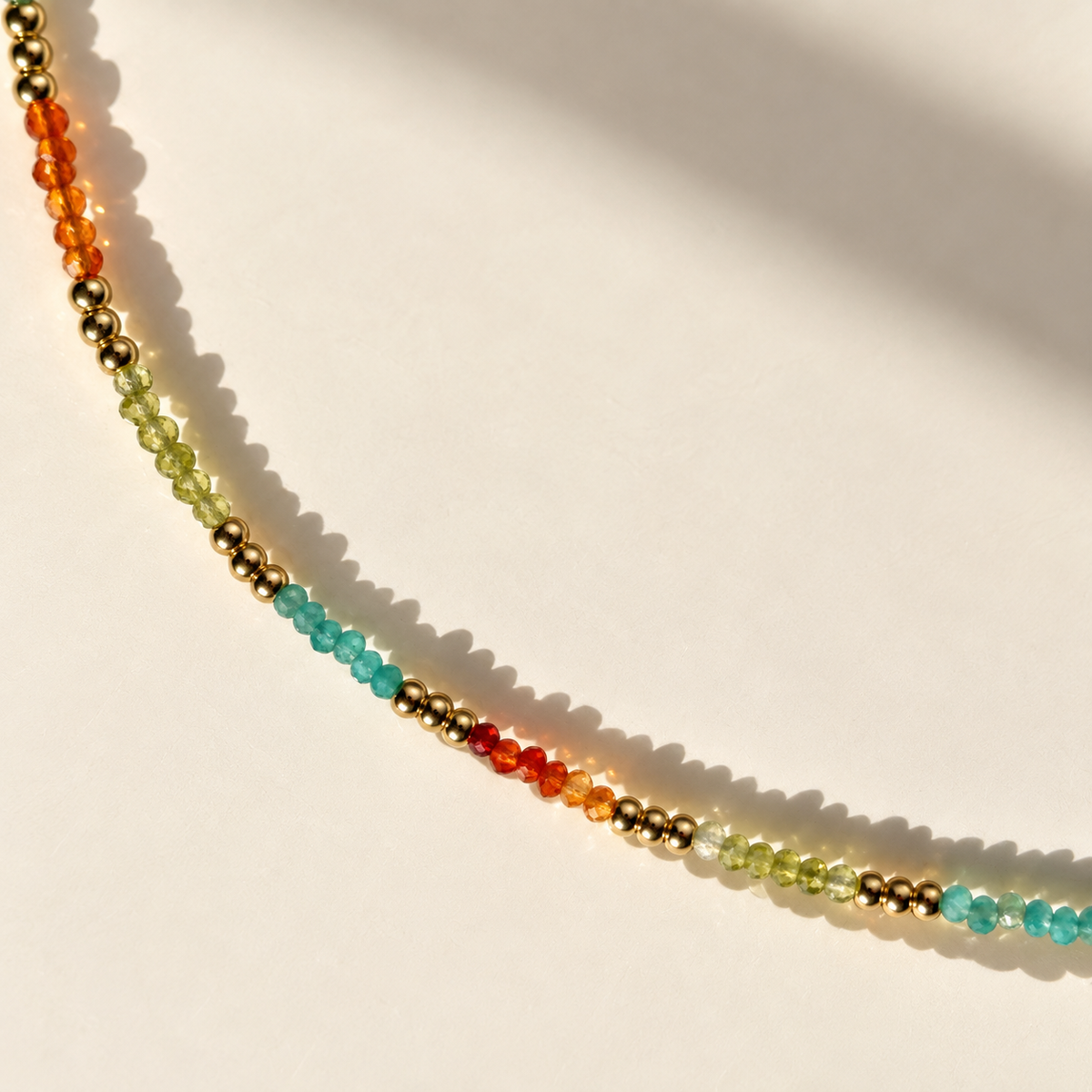Stained Glass Delicate Stackable Bracelet