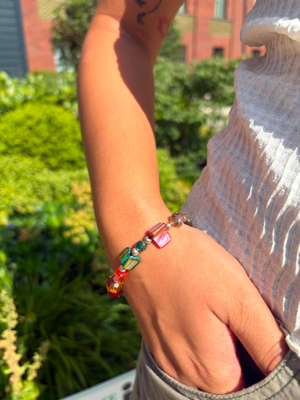 Stained Glass Mosaic Bracelet