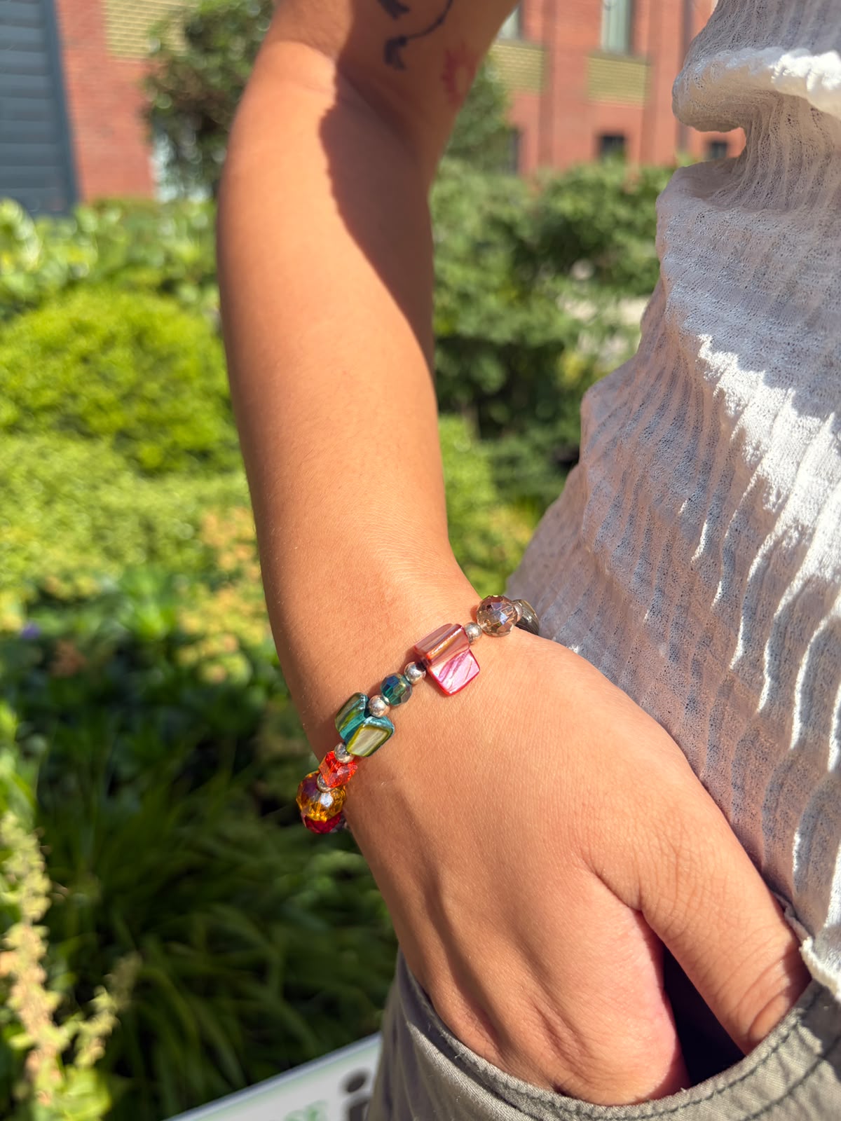 Stained Glass Mosaic Bracelet