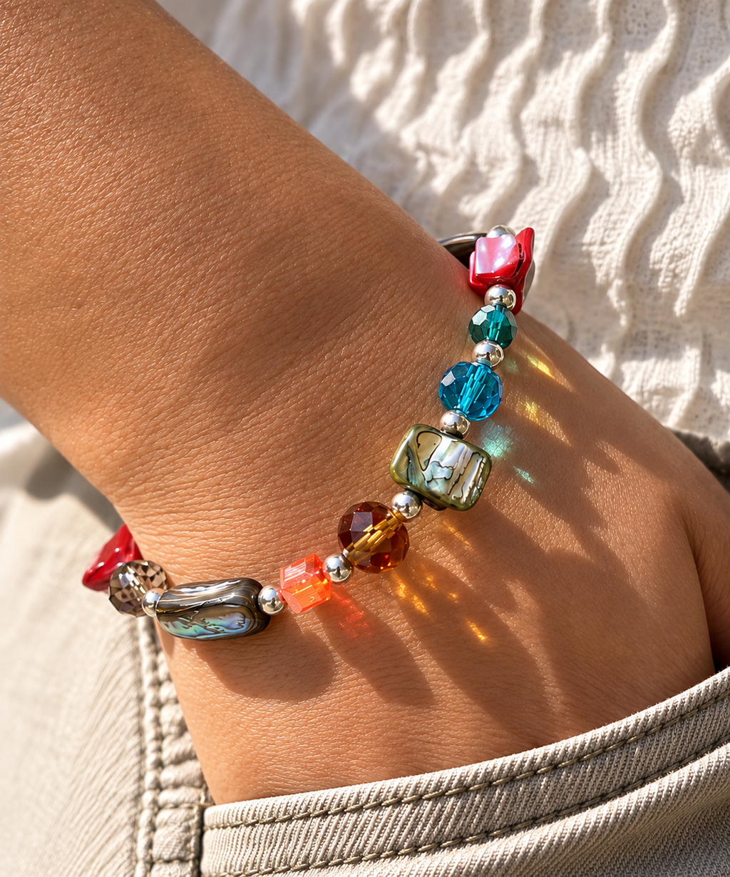 Stained Glass Mosaic Bracelet