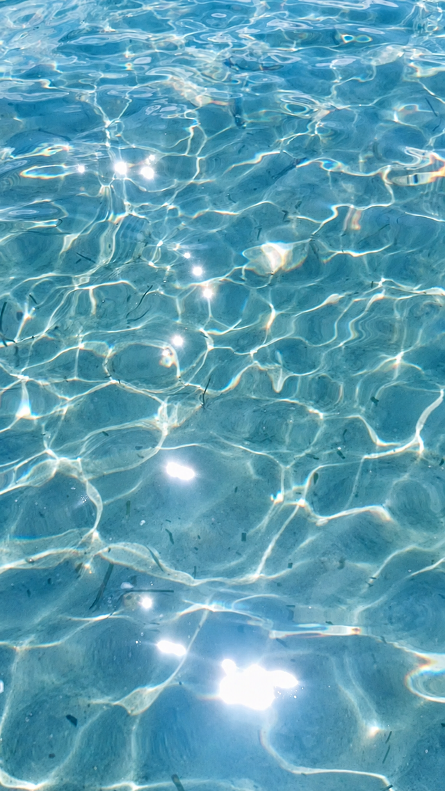 Soft blue waves