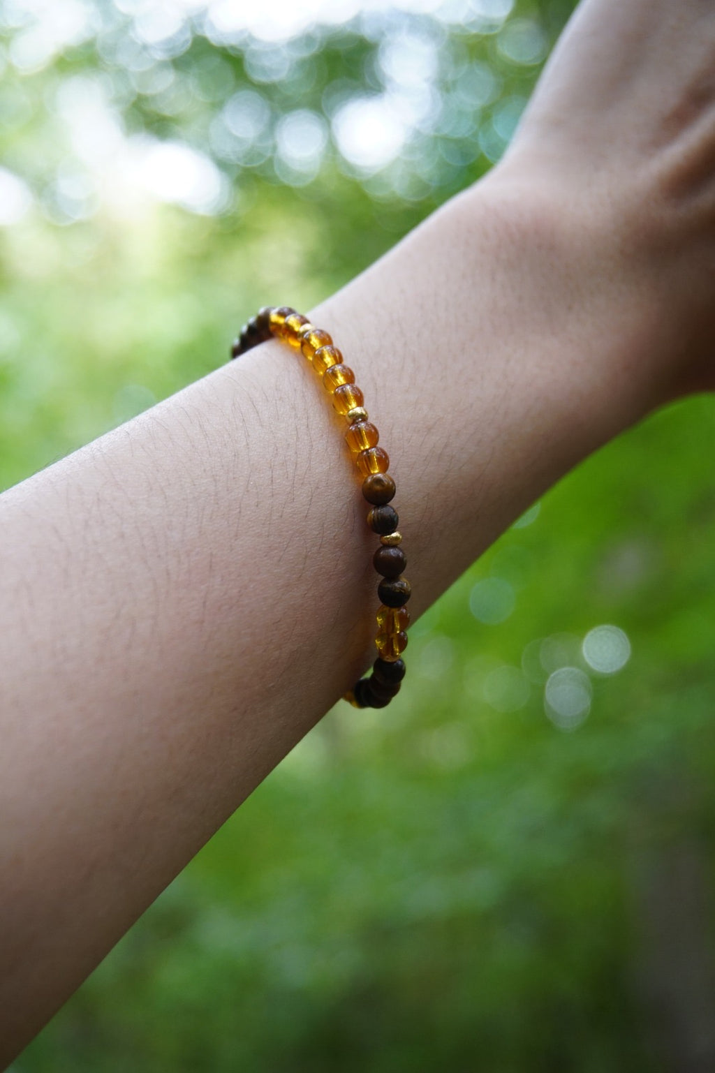 Amber Leaves Bracelet