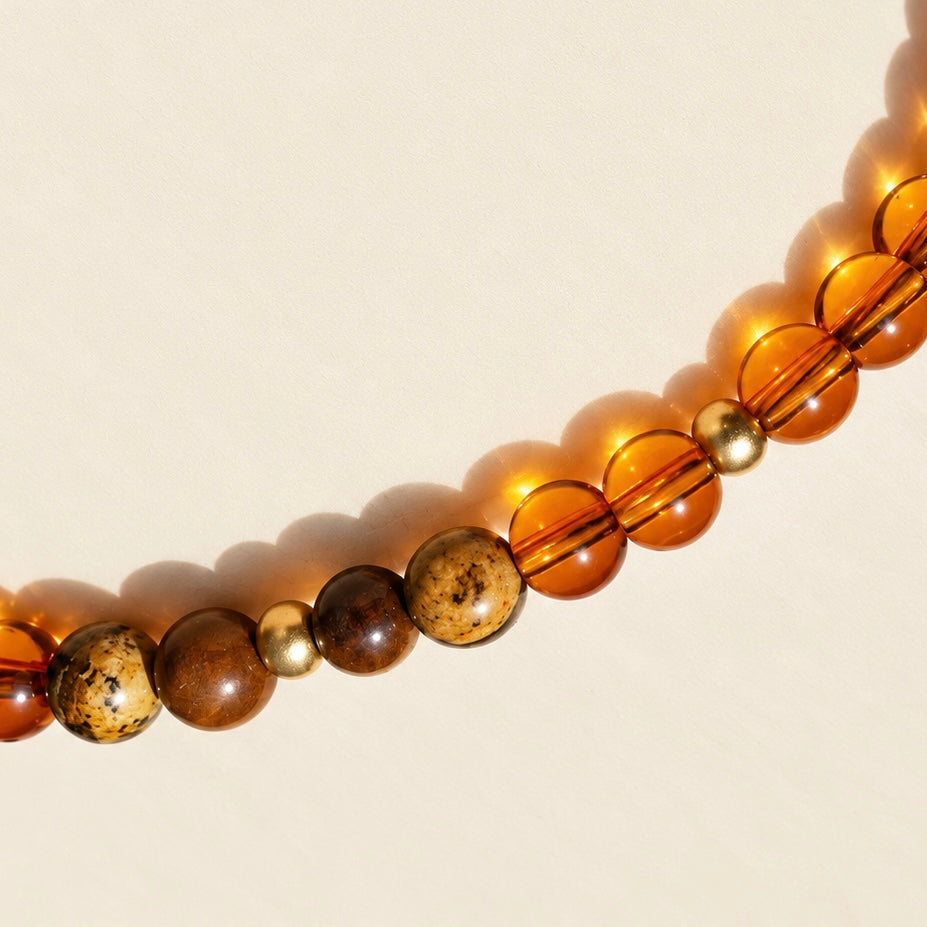 Amber Leaves Bracelet