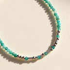 Fully Beaded Birthstone Morse Code Bracelet